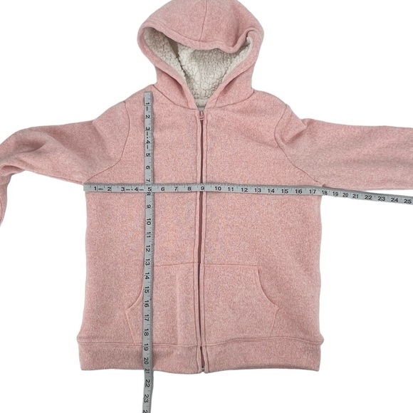 Children’s Place Pink Fleece Lined Hooded Sweatshirt Jacket Size XL Girl’s - Picture 5 of 6